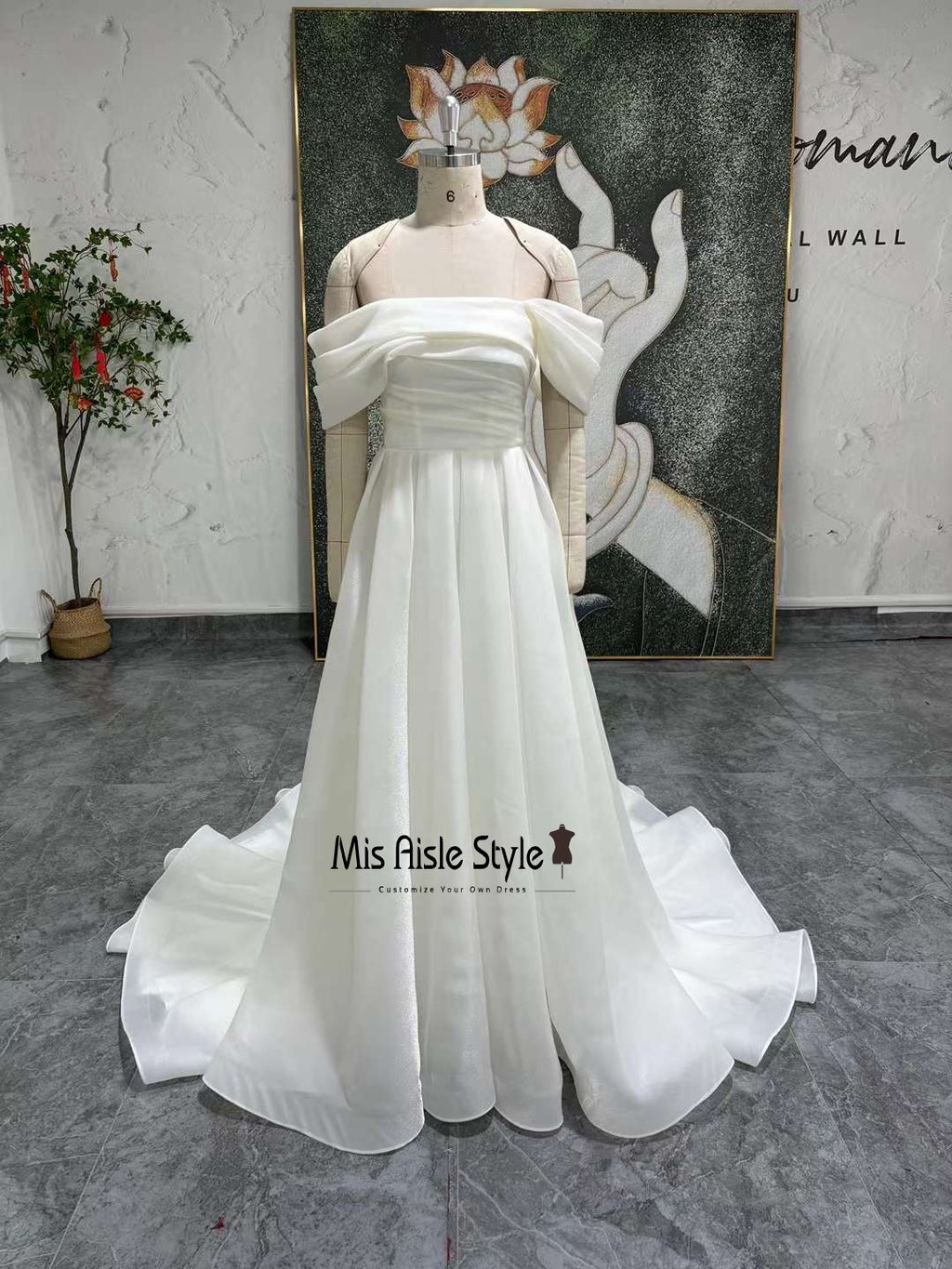 A Line Wedding Dress