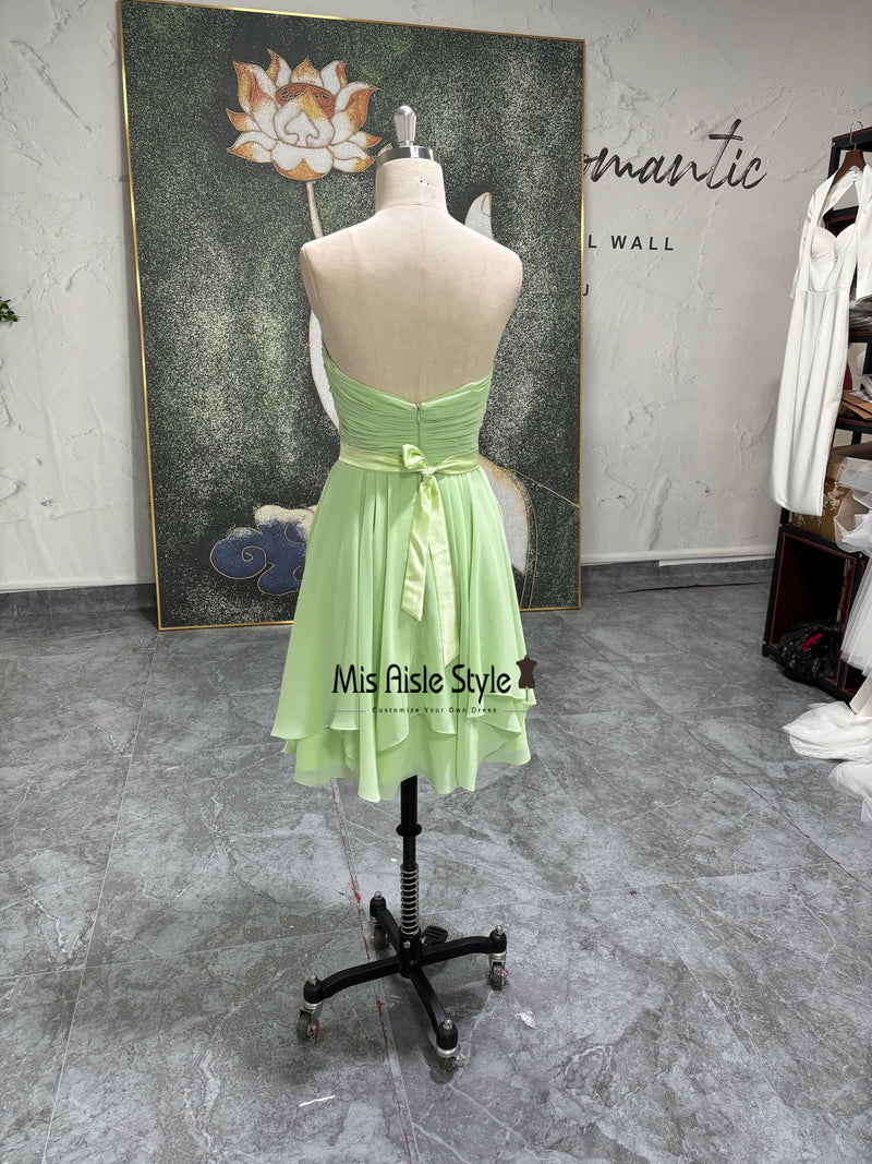 Knee Length Bridesmaid Dress