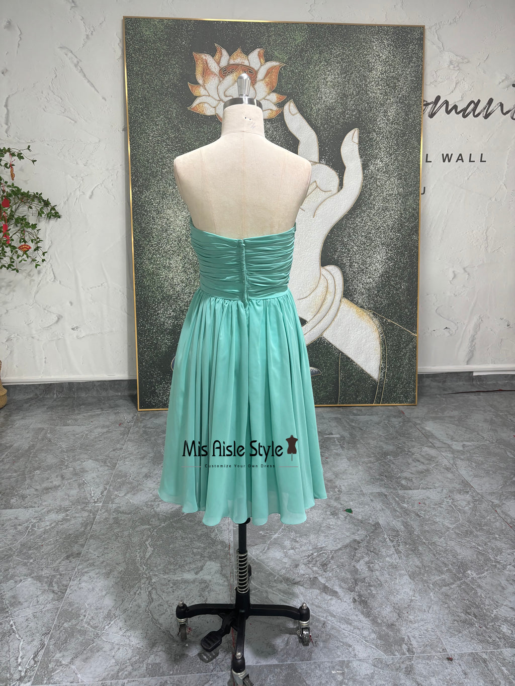 Sleeveless Bridesmaid Dress