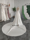 Ivory Satin Wedding Dress
