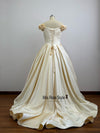 Off Shoulder Colorful Wedding Dress