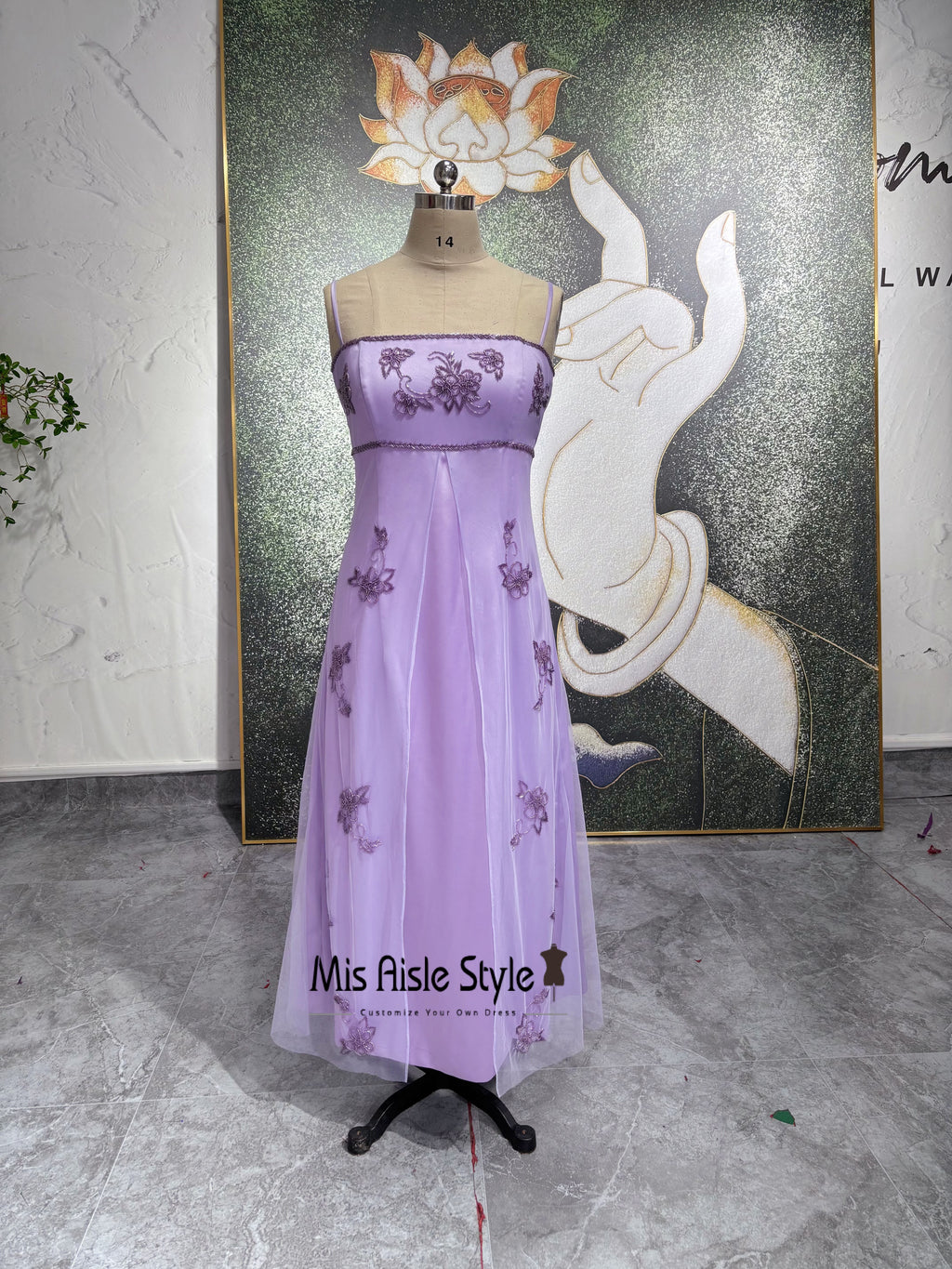 Square Neckline Prom Dress 
