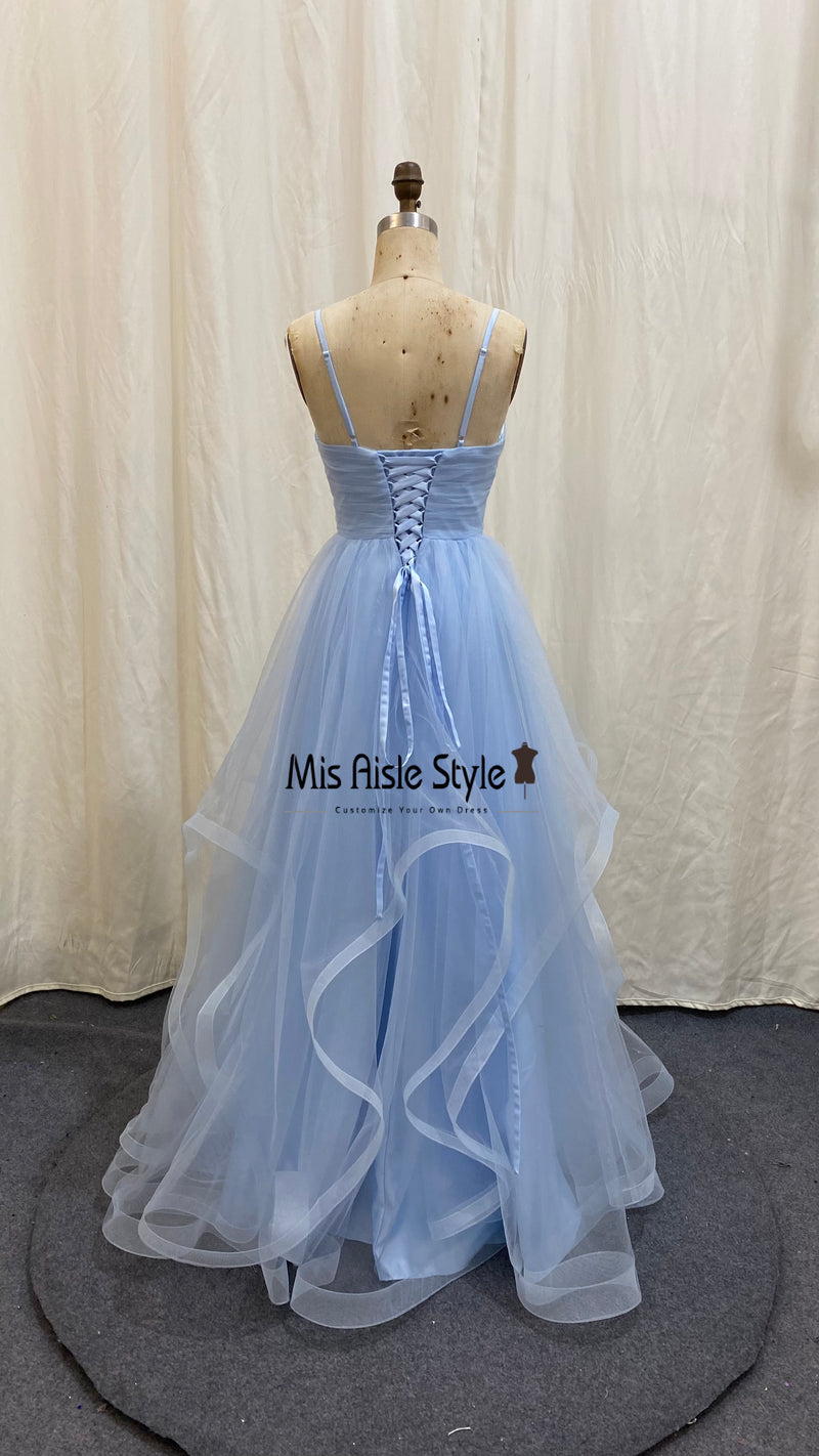 Spaghetti Straps Party Dress