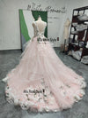 Floral Plus Size Wedding Dress