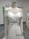 Off Shoulder Sleeves Bridal Dress