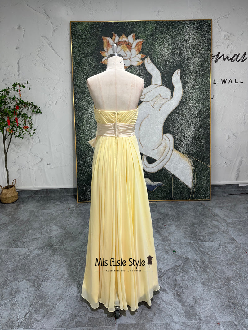 Column Bridesmaid Dress 