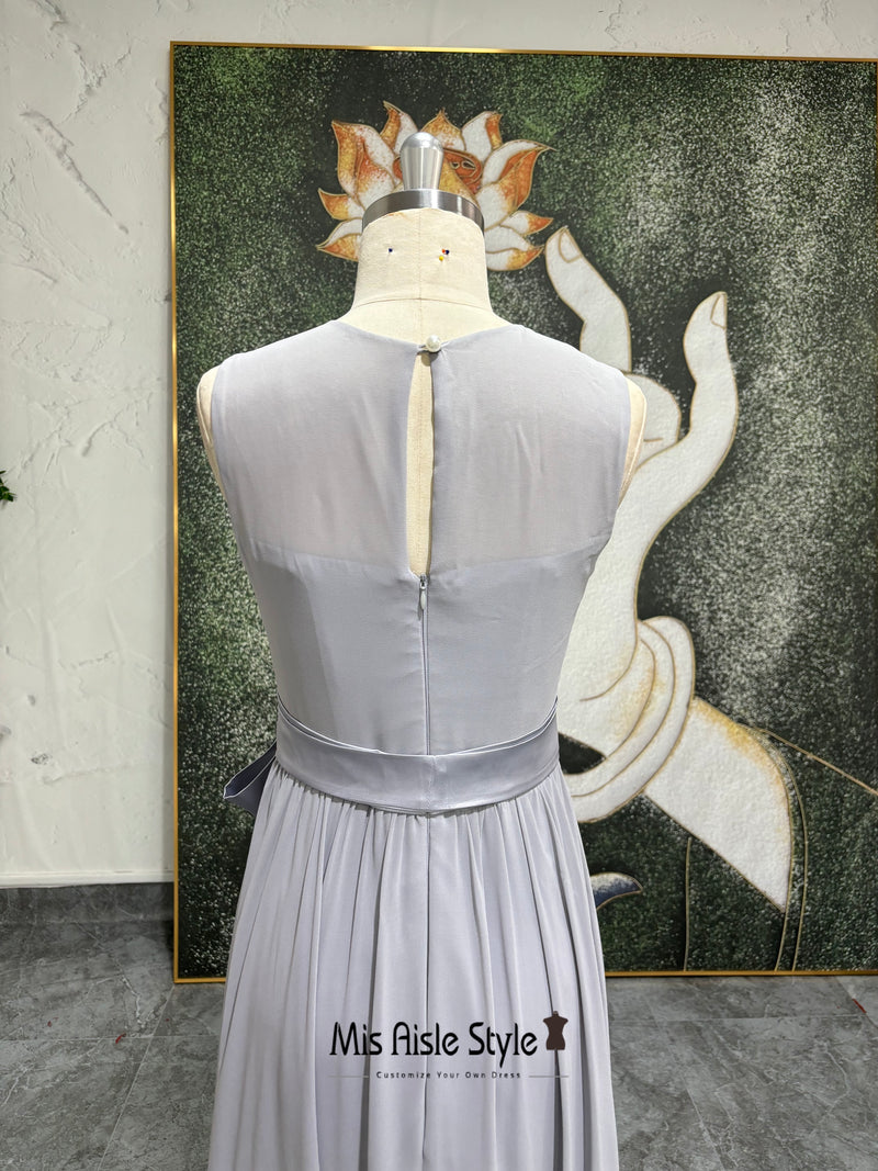 Silver Bridesmaid Dress