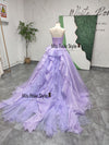 Ruffle Skirt Wedding Dress