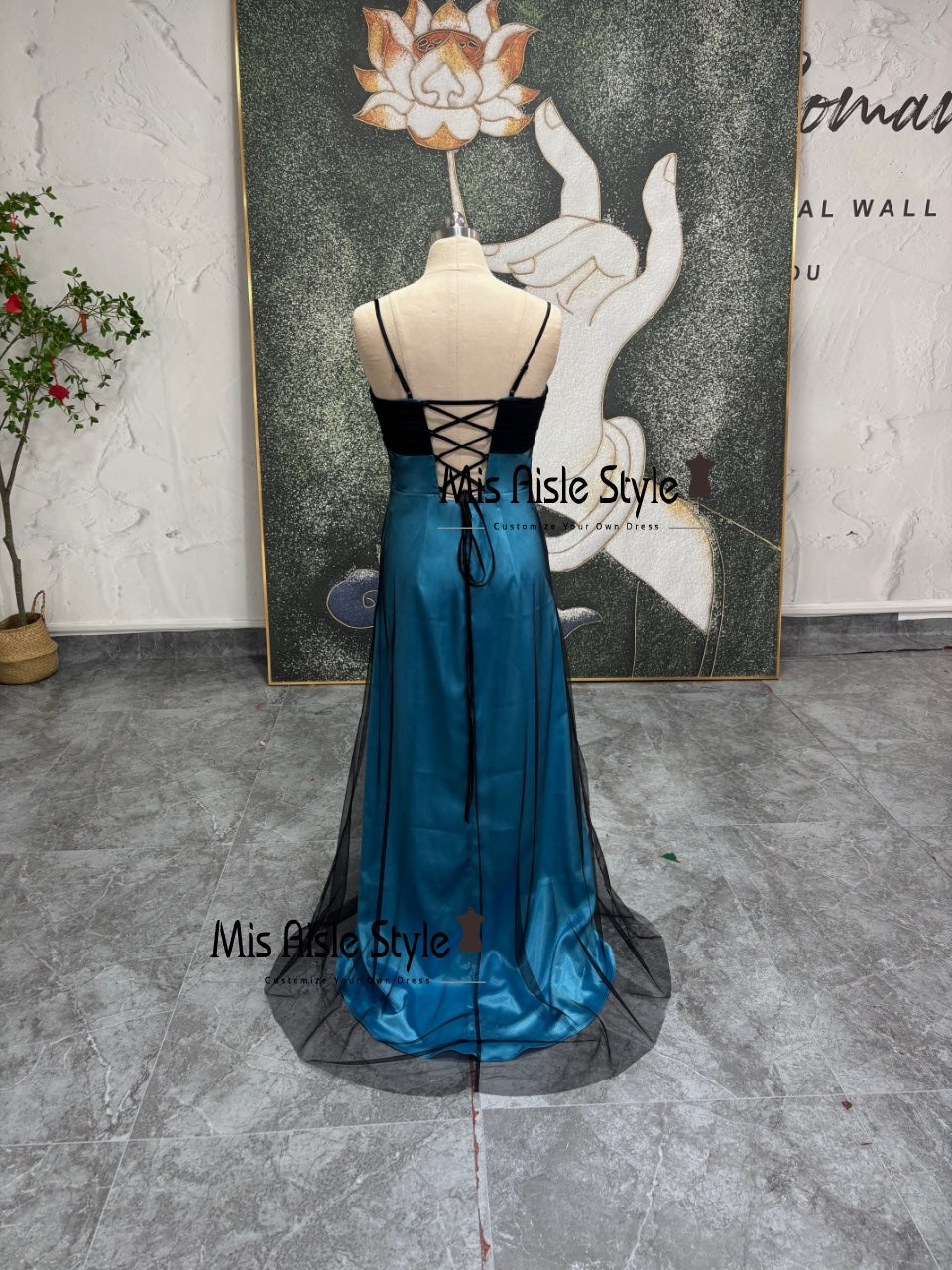 Blue Prom Dress