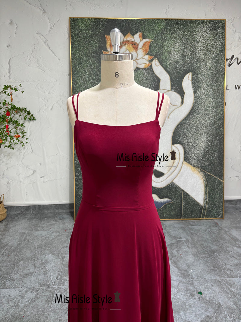 Column Bridesmai Dress