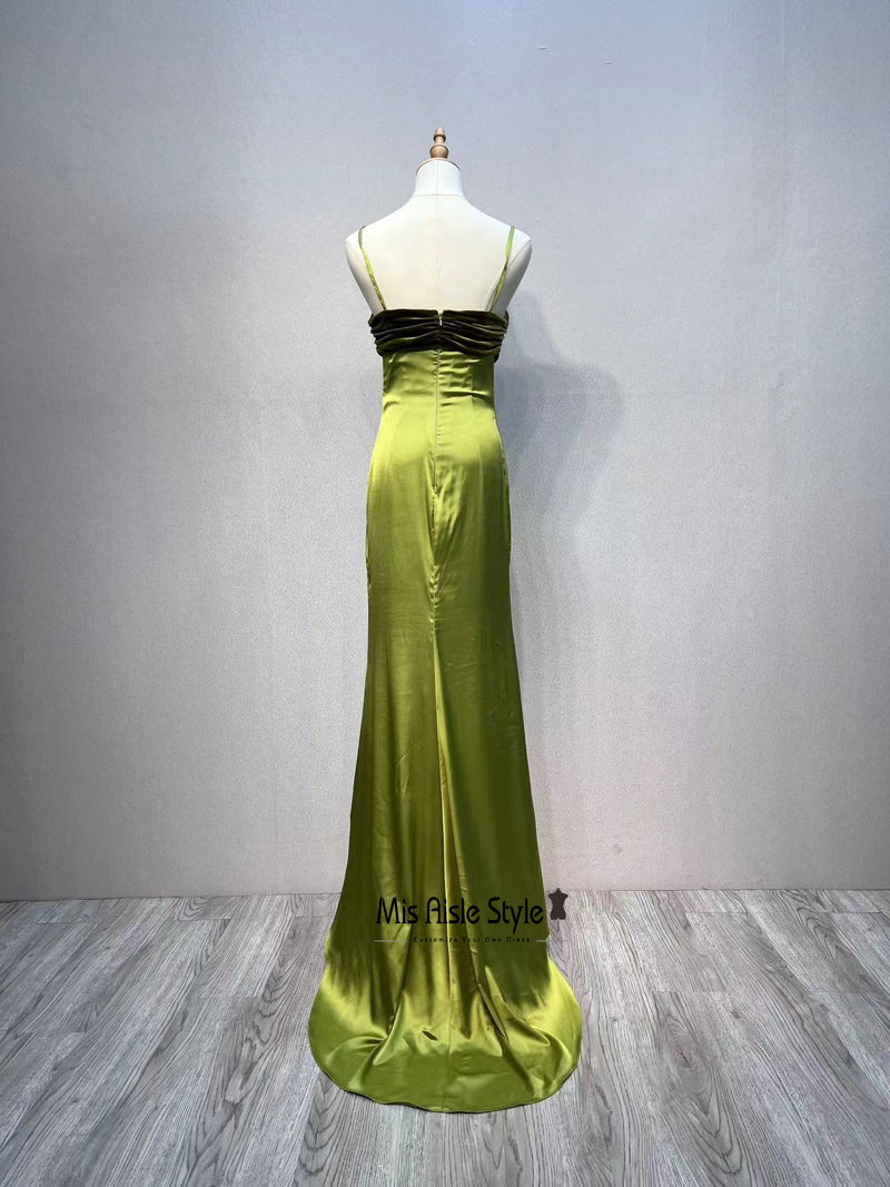 Spaghetti Straps Prom Dress