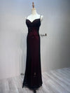 Beaded Black And Red Prom Dress