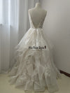 Tiered Skirt Wedding Dress