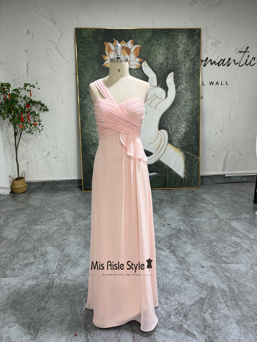 Pink Bridesmaid Dress
