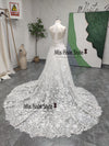 Florals Lace Wedding Dress
