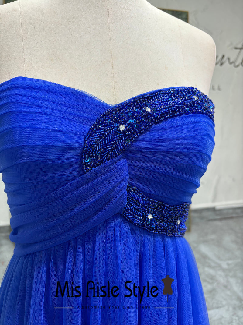 Royal Blue Bridesmaid Dress