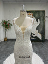 Mermaid V-back Lace Sexy Wedding Dress