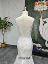 Mermaid V-back Lace Sexy Wedding Dress