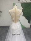 Illusion Back Summer Wedding Dress