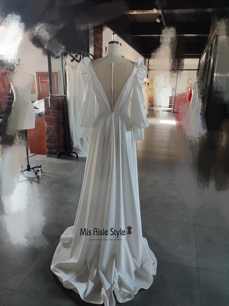 A Line Wedding Dress
