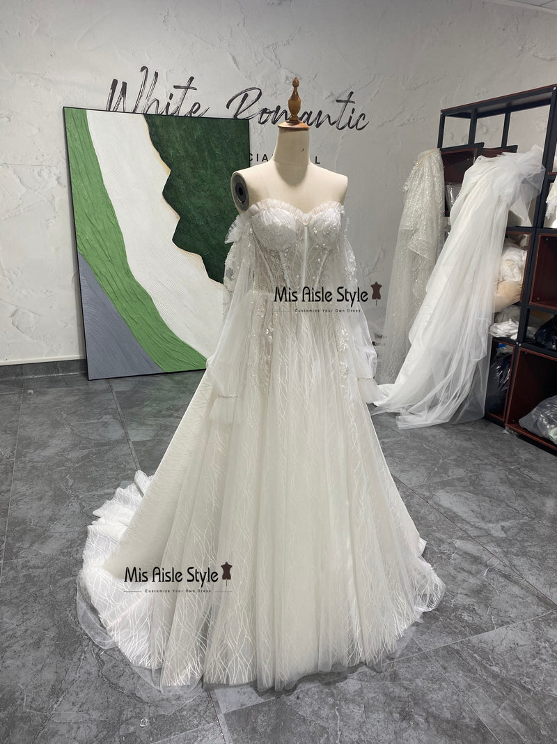 Illusion Wedding Dress