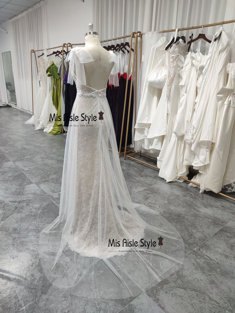 Illusion Wedding Dress