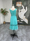 V-back Bridesmaid Dress