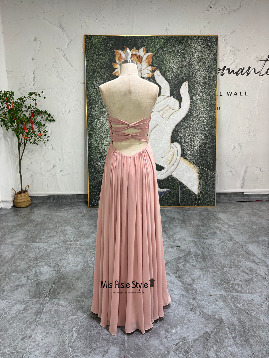 Full Length Bridesmaid Dress