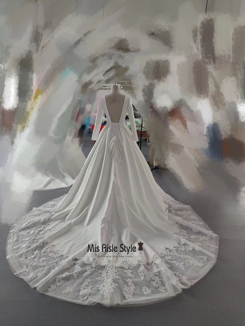 Long Sleeve Bridal Gown