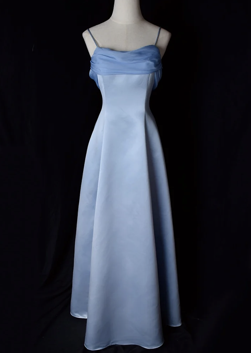 Light Blue Vintage Prom Dress misaislestyle Light Blue Vintage Prom Dress misaislestyle