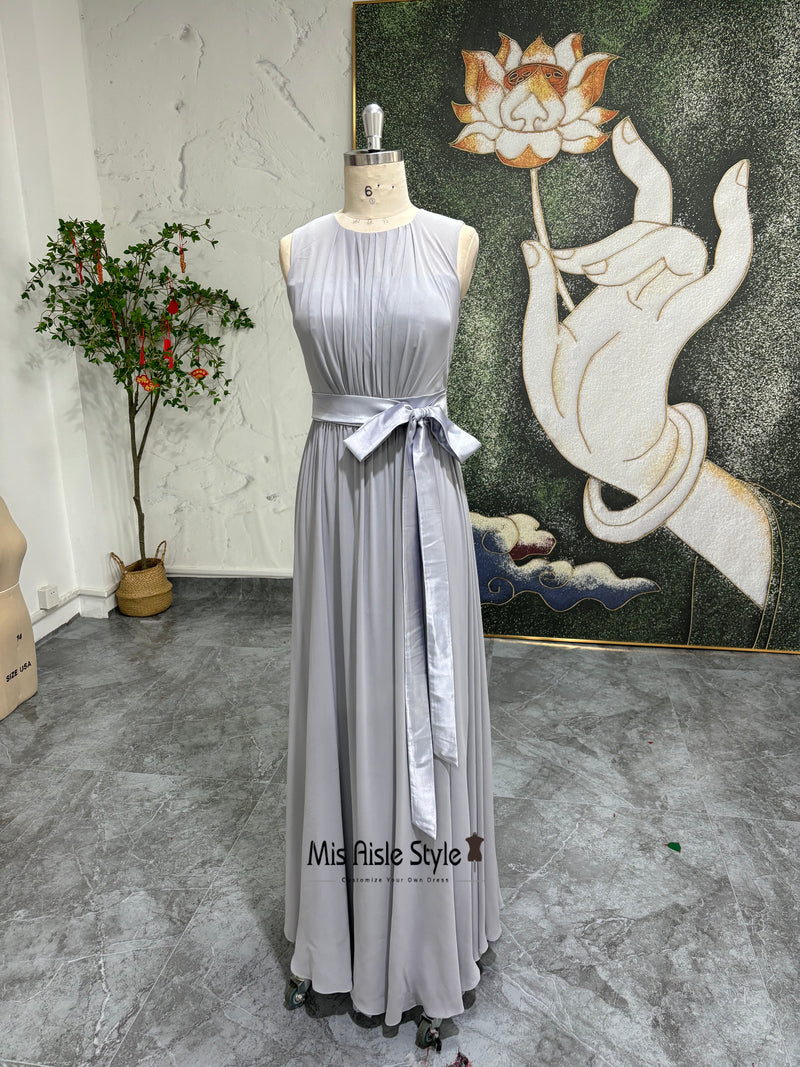 Long Bridesmaid Dress With Band