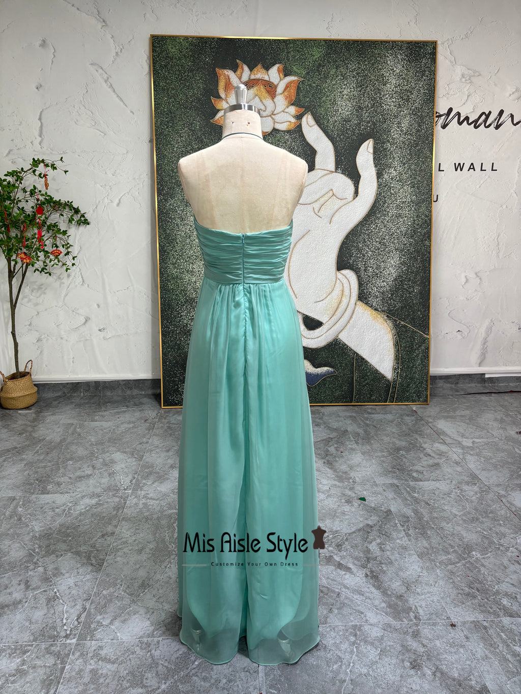 Sleeveless Bridesmaid Dress