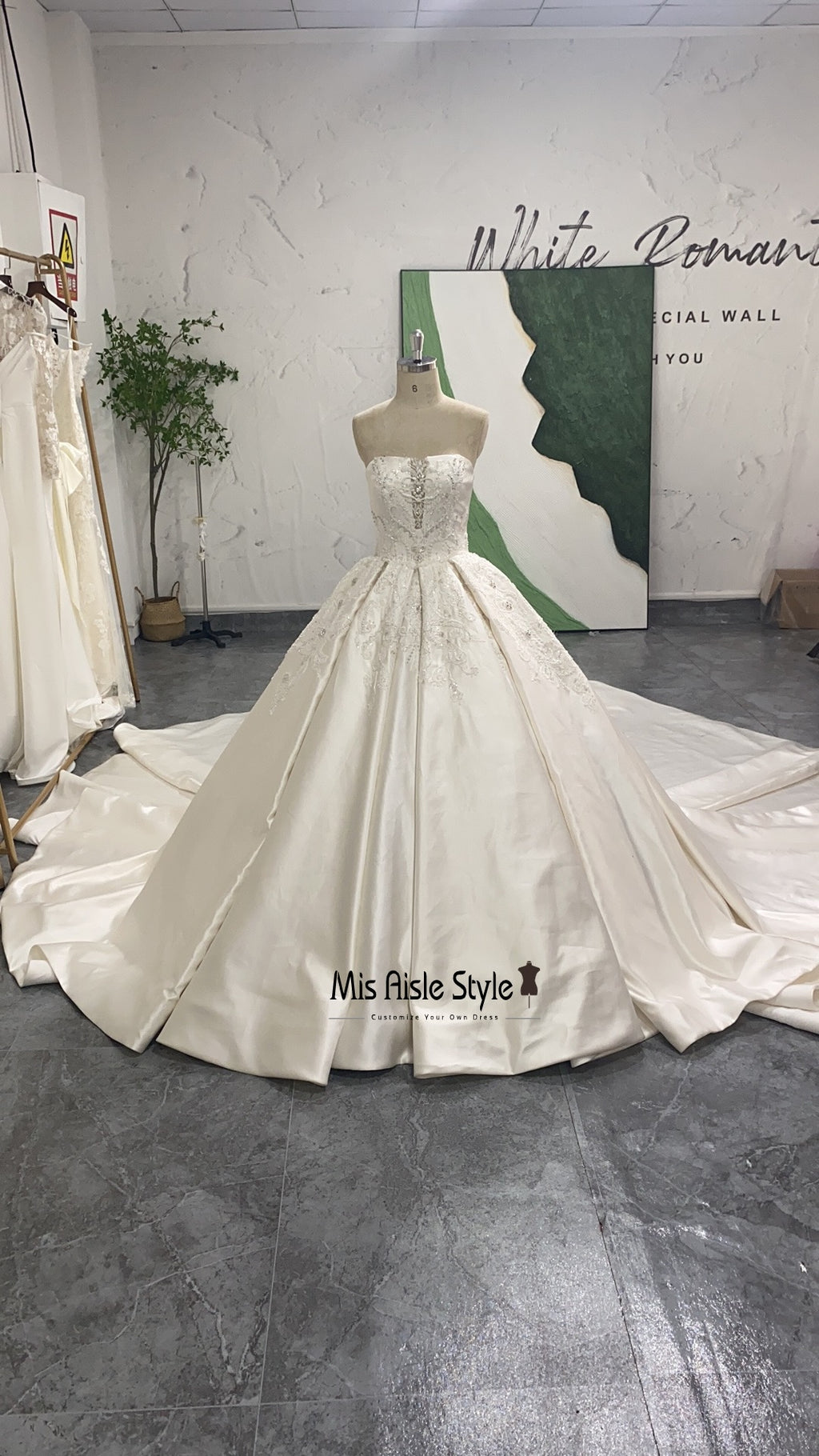 Luxury Beaded Wedding Dress