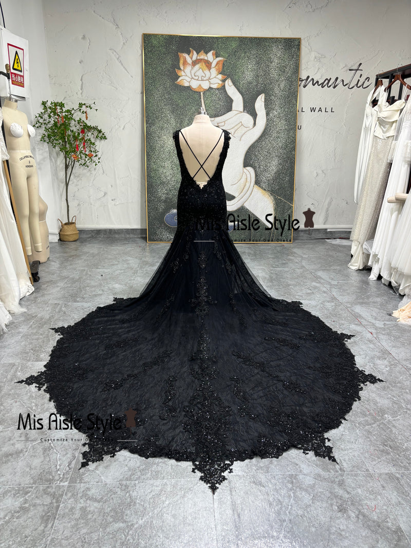 Criss Cross Wedding Dress