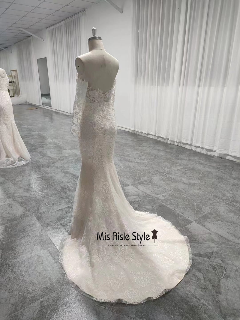 Off The Shoulder Bridal Dress