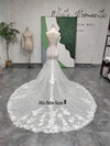 V-back Lace Wedding Dress