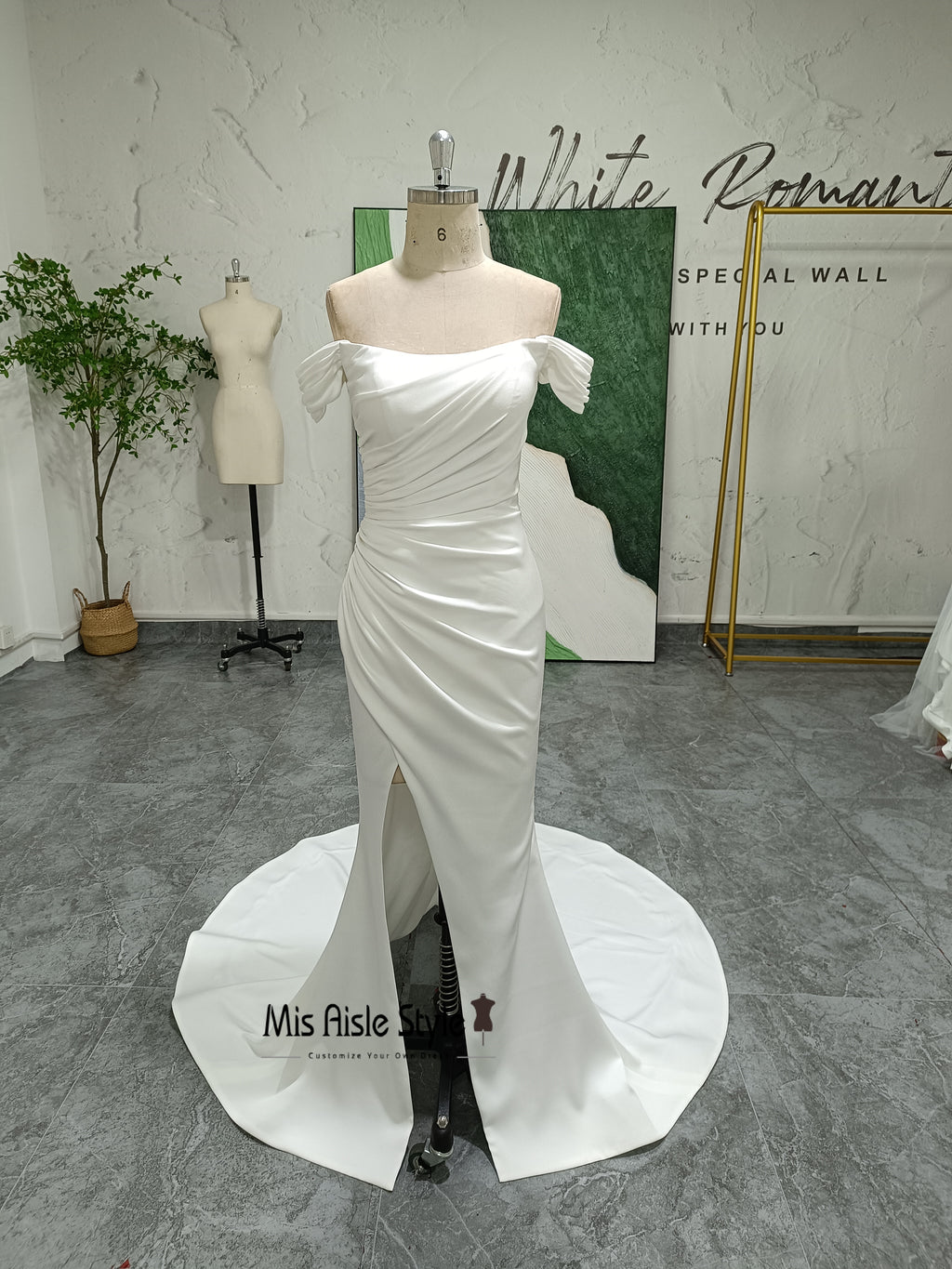 Satin Wedding Dress