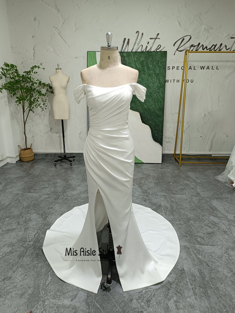 Satin Wedding Dress