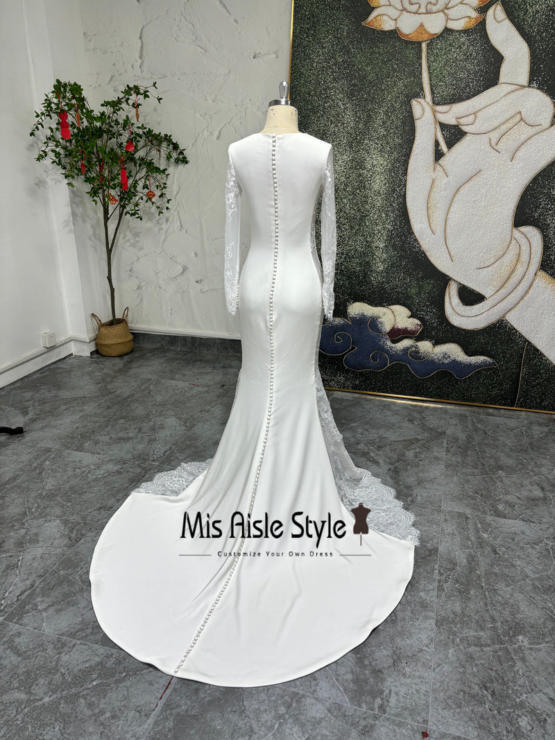 Satin Wedding Dress