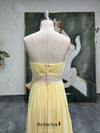 Light Yellow Bridesmaid Dress 