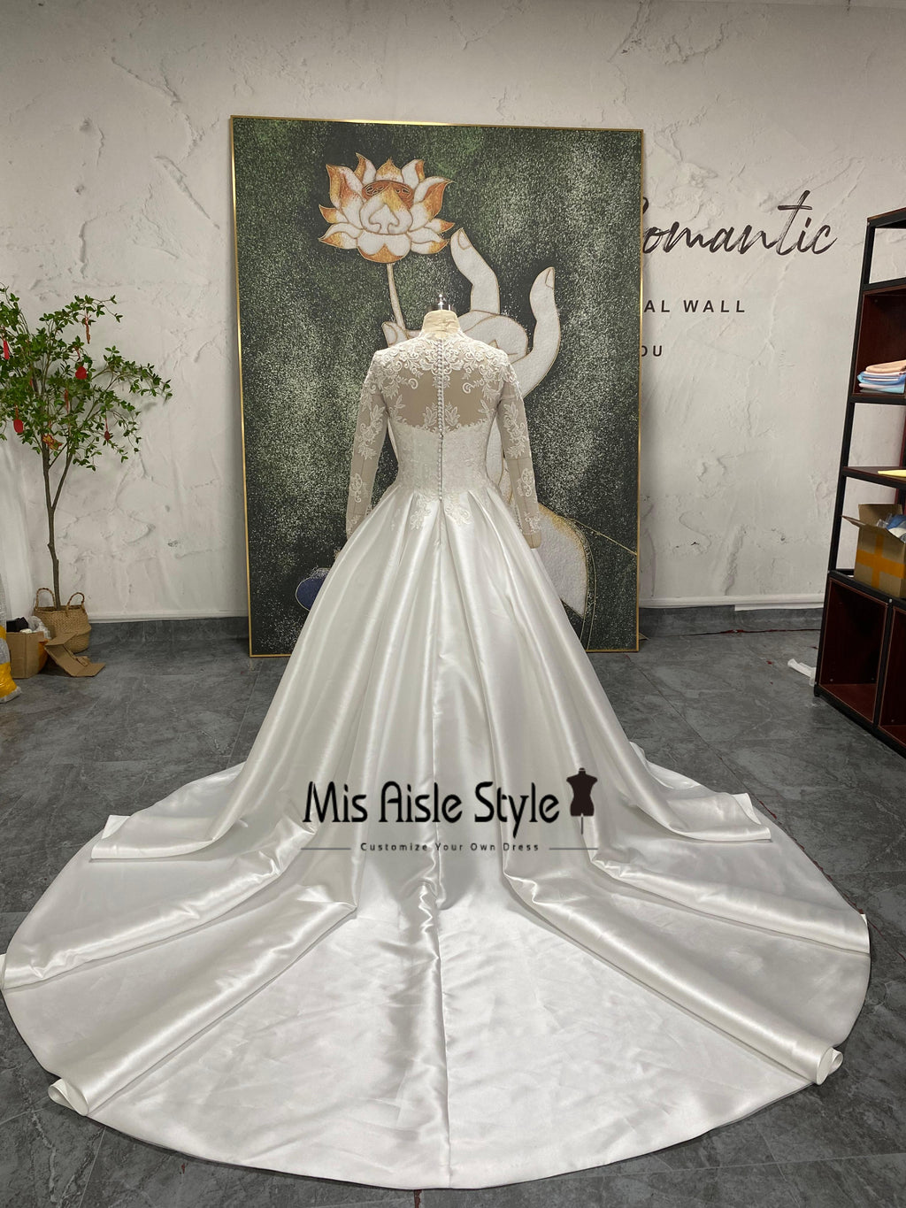 long sleeve wedding dresses  misaislestyle