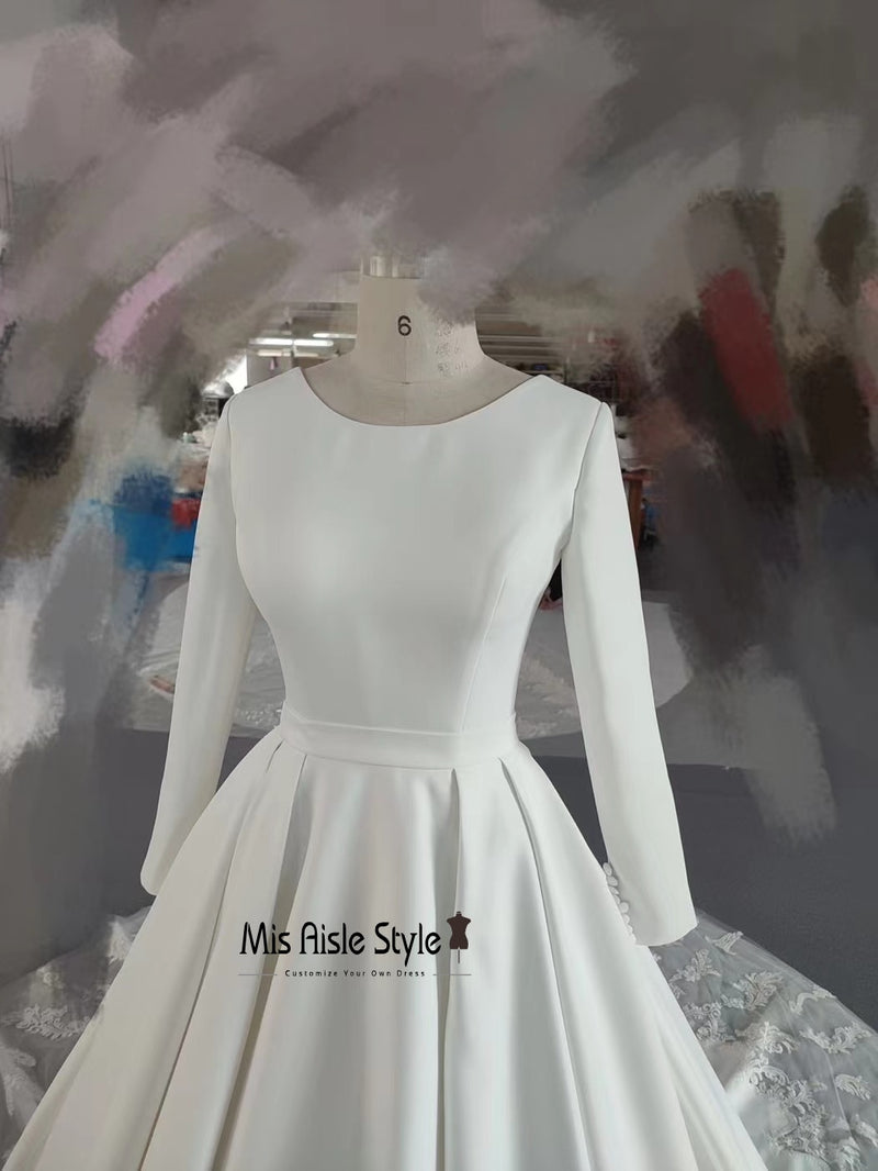 Long Sleeve Gown Wedding Dress