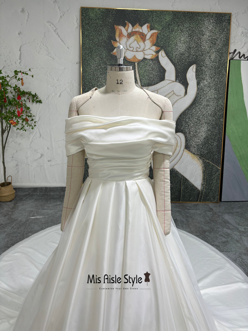 Soft Satin Wedding Dress