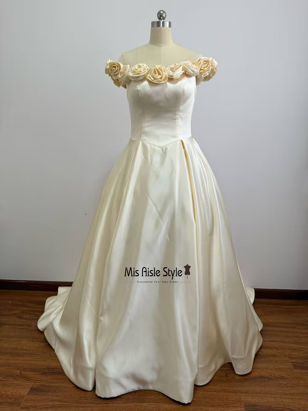 Floral Ball Gown Wedding Dress