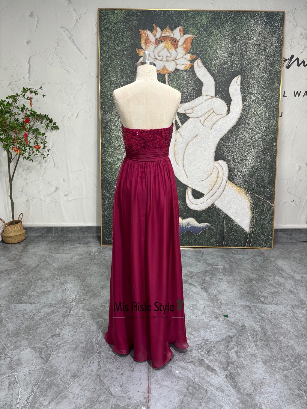 Long Bridesmaid Dress