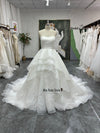 Tiered Skirt Wedding Dress