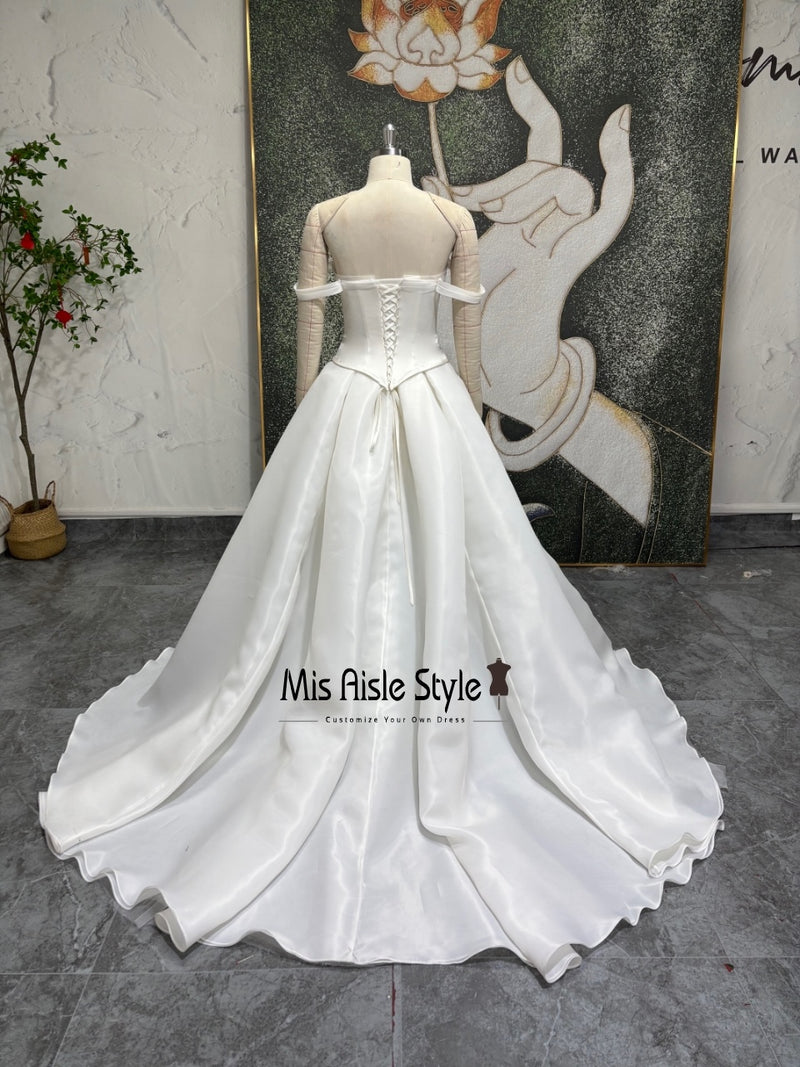 Satin Wedding Dress
