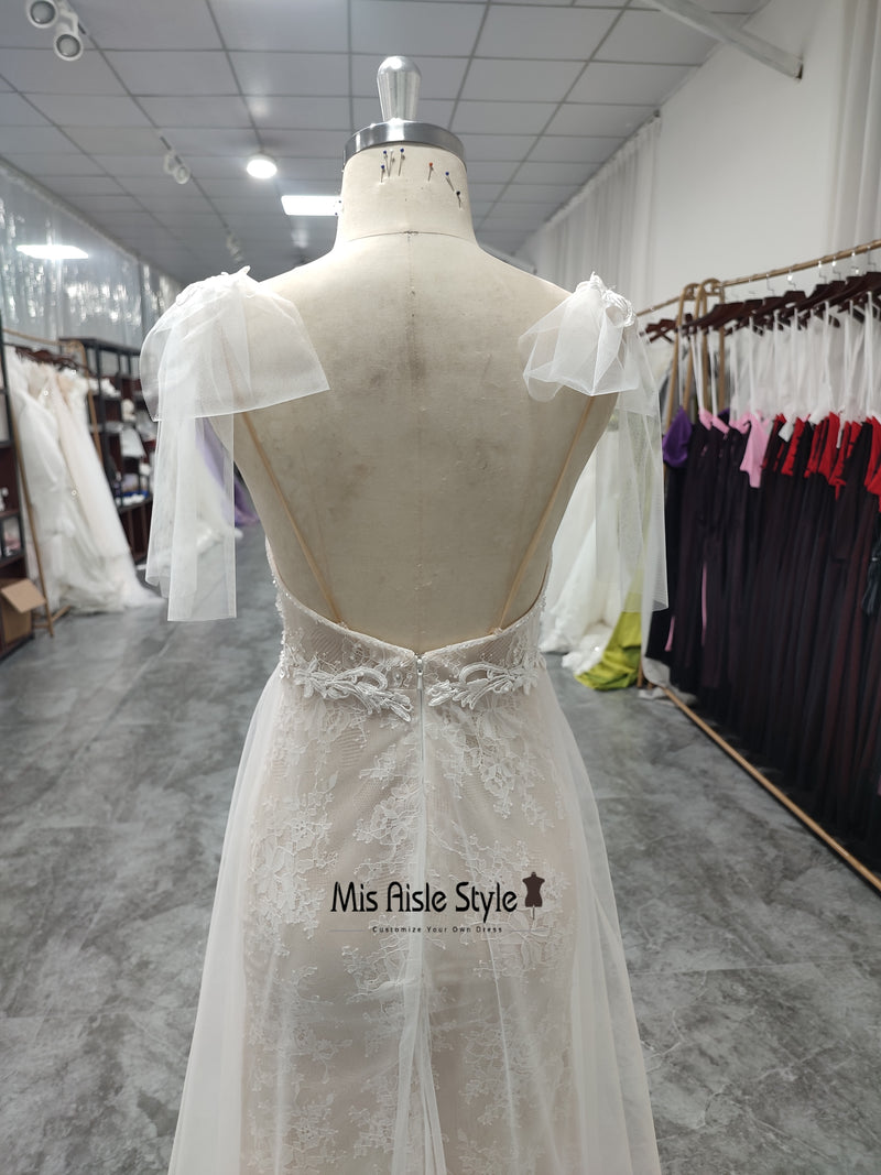 Open Back Wedding Dress