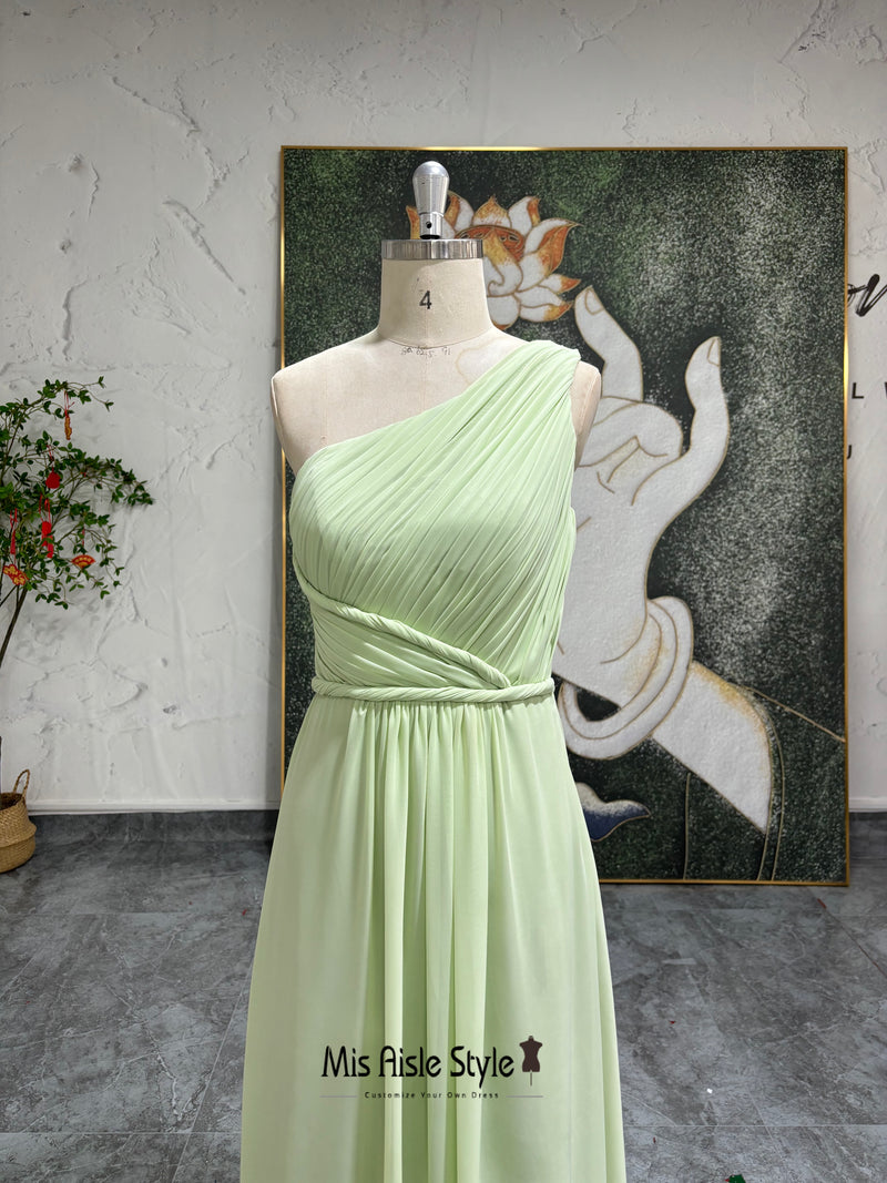 One Shoulder Bridesmaid Dress