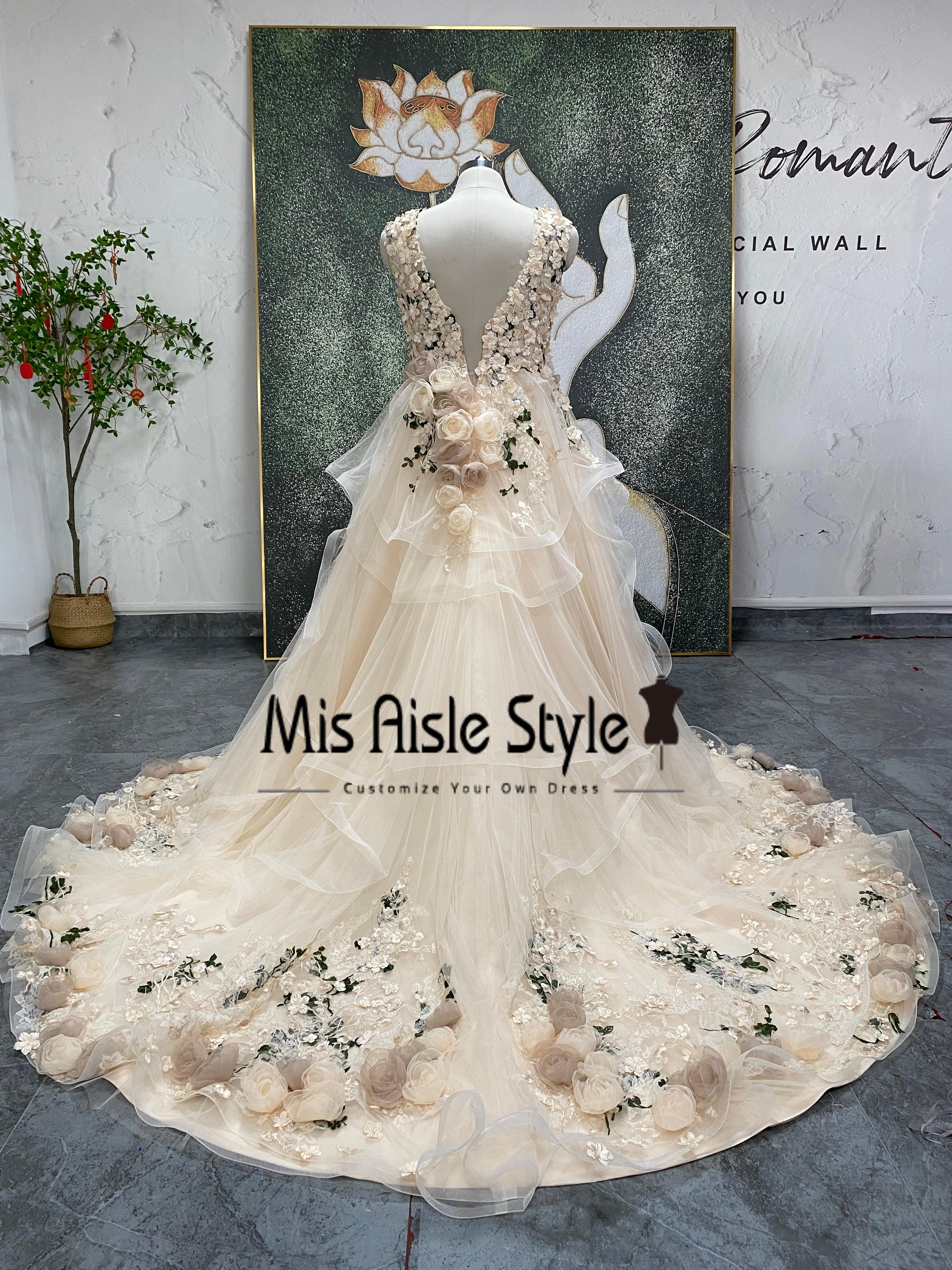 plus size wedding dress  misaislestyle